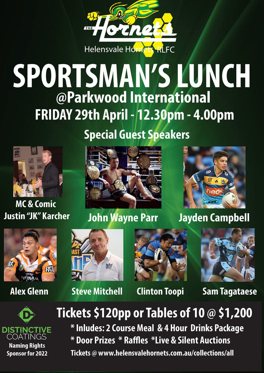 Sports Mans Lunch - Individual